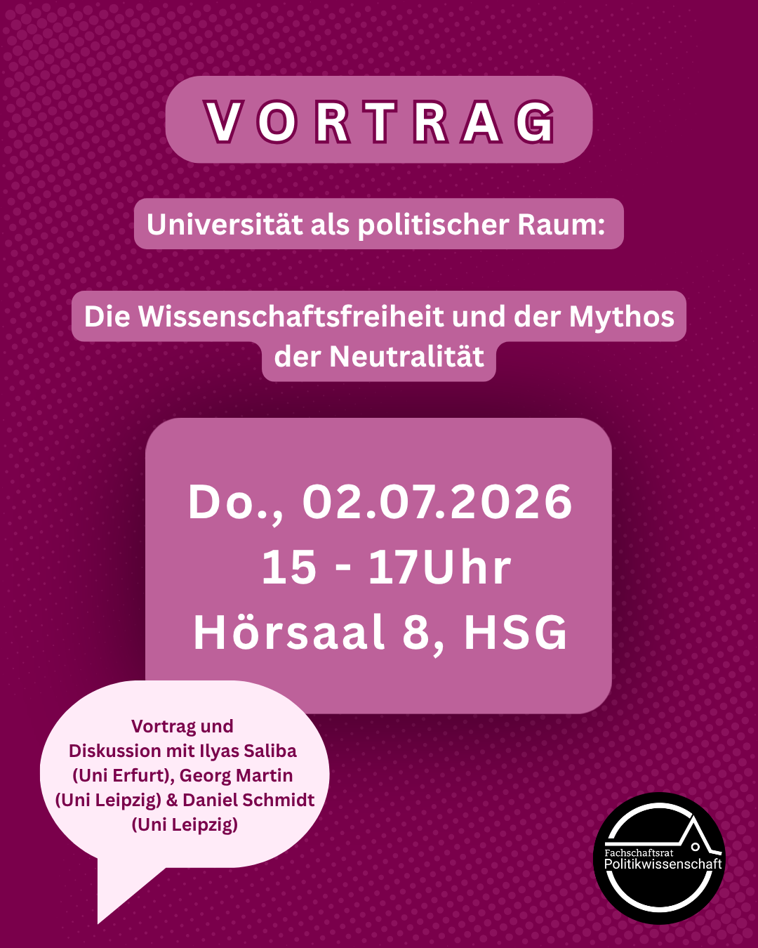 Universität als politischer Raum: Die Wissenschaftsfreiheit und der Mythos der Neutralität