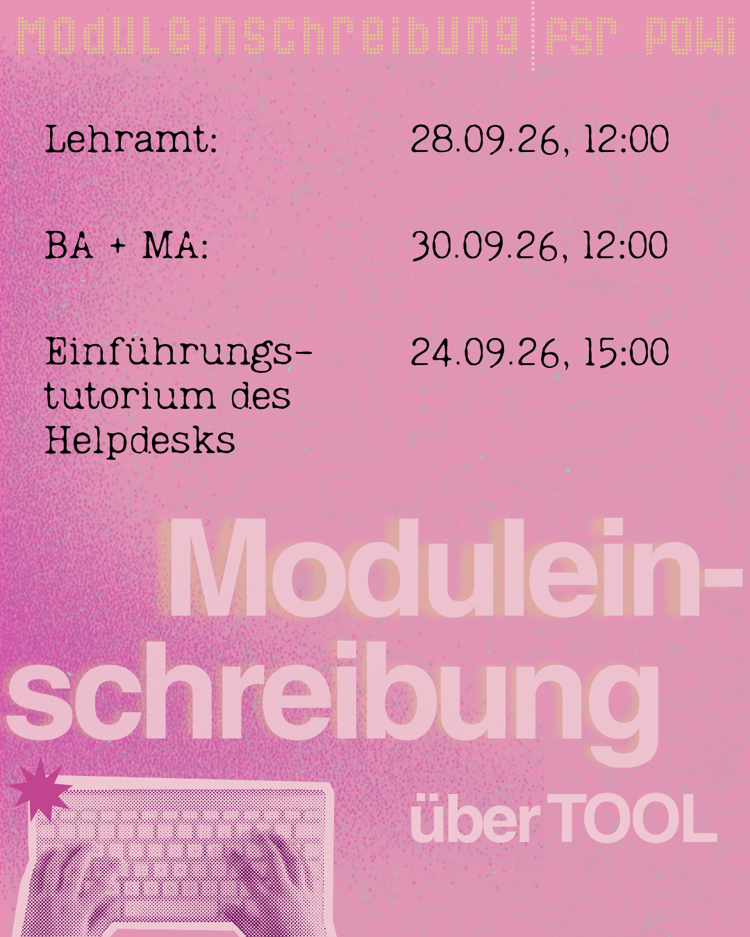 Moduleinschreibung